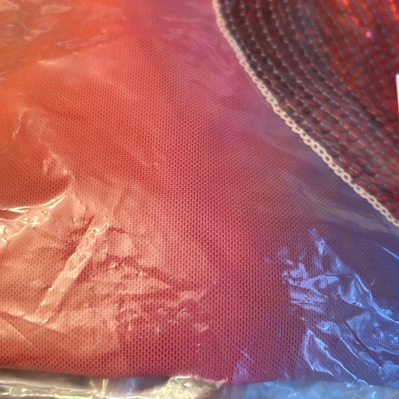 NEW! Iron Fist Somewhere Rainbow Sheer Mesh Mini Dress Sequin Heart 2XL Pride - Picture 10 of 12